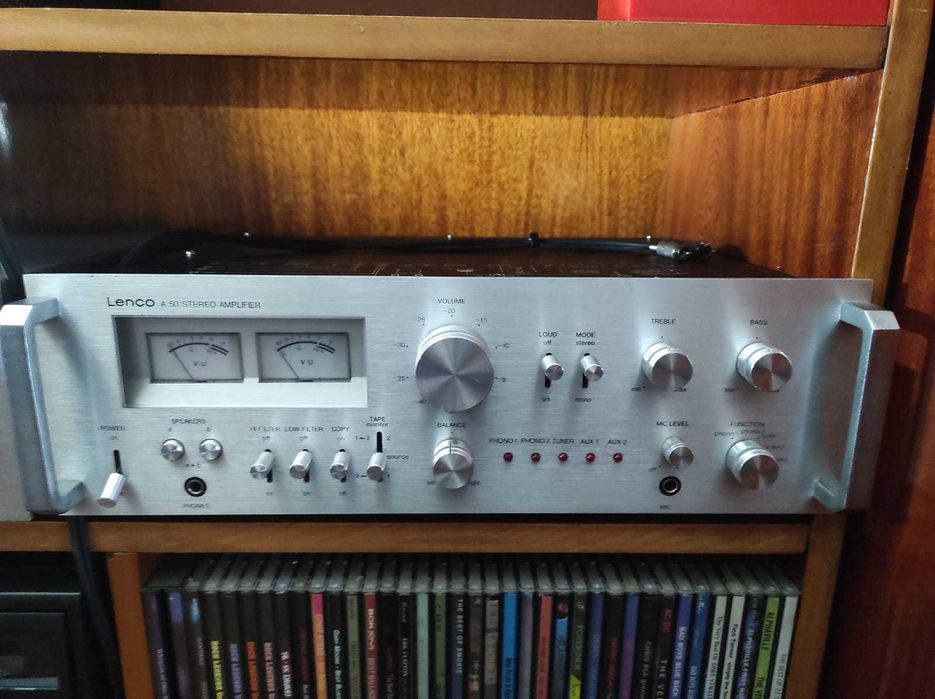 Amplificator Vintage Lenco A-50 Statie / Vu-Metre Ace