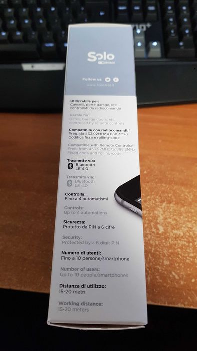 1Control Solo Modul automatizare porti usa garaj bluetooth