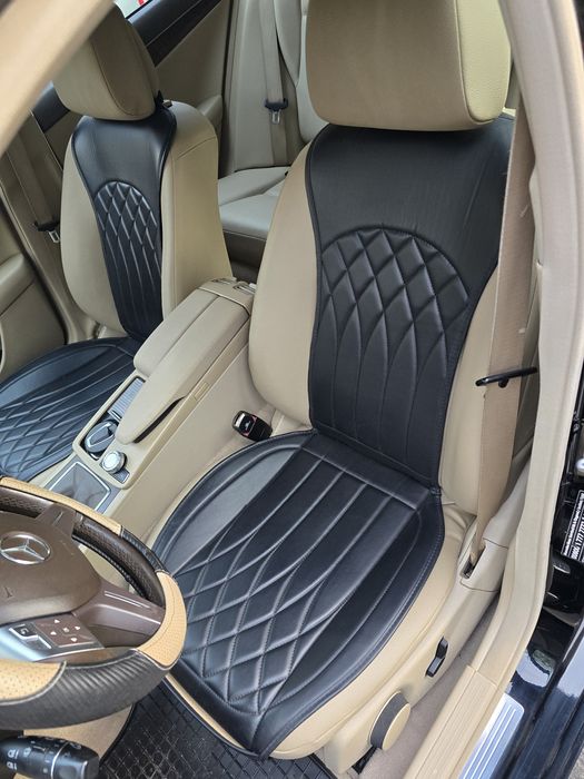 Set 2 huse scaune auto universale, imitație de piele