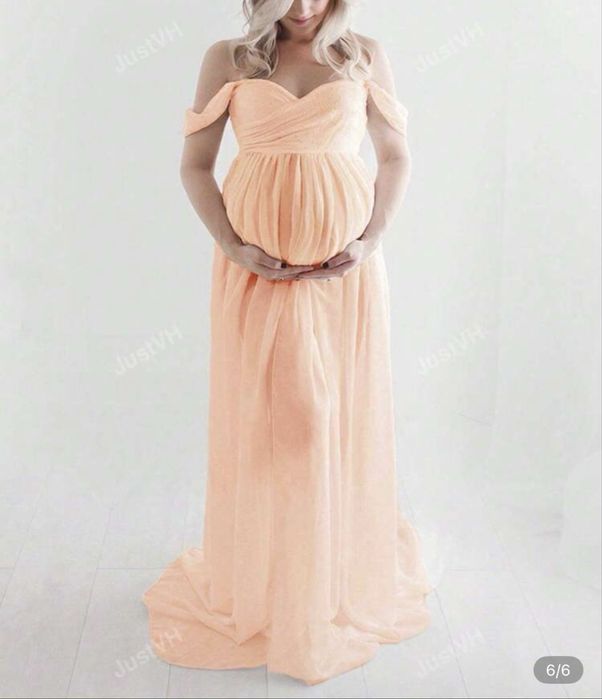Рокля за бременни за фотосесия