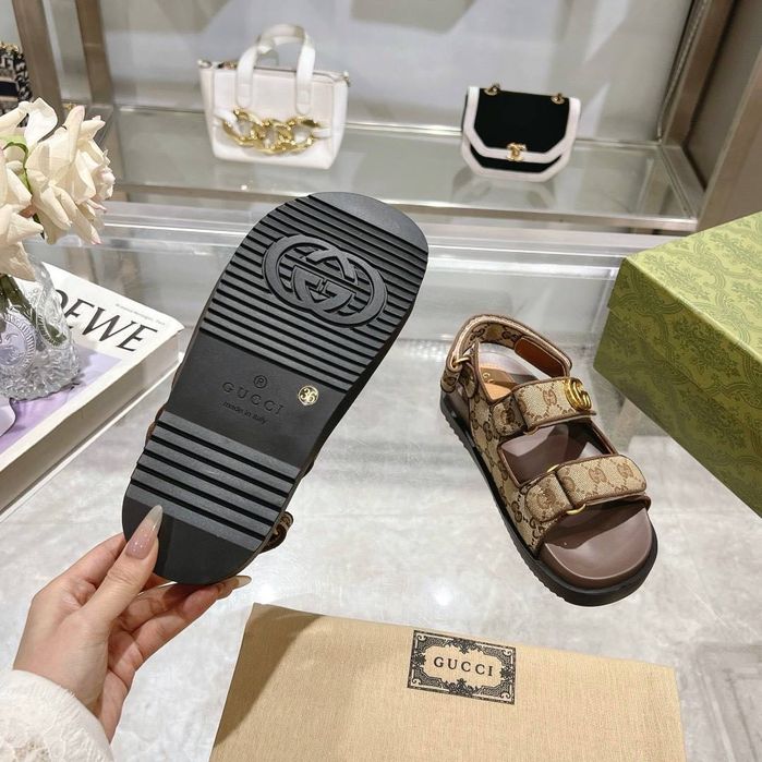 Луксозни дамски сандали - Gucci 38 и 39 номер