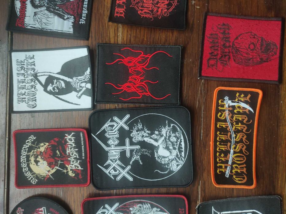 Нашивки метъл metal battlejacket елек