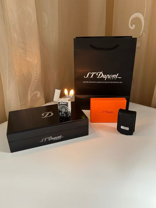 S.T. Dupont Joker запалка – 2 пламъка | Лукс модел | Пълен комплект