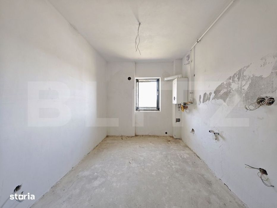 Apartament nou, semifinisat, cu 2 camere in Oradea