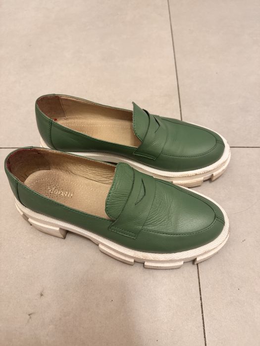 Лоферы, натуральная кожа