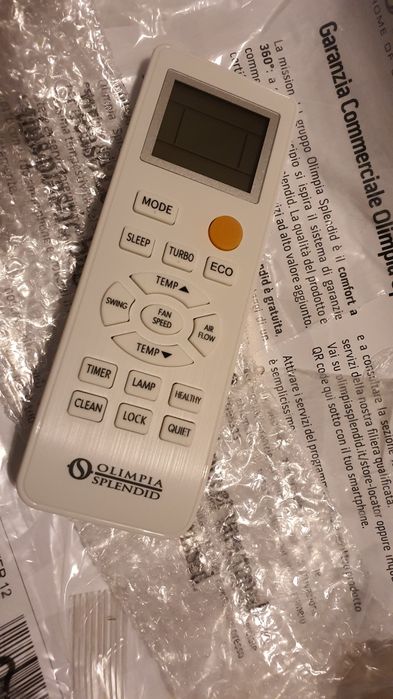 Продавам ново вътрешно тяло за климатик Olimpia Spendid 12btu