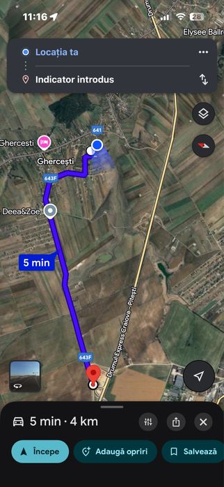 Vanzare teren Ghercesti