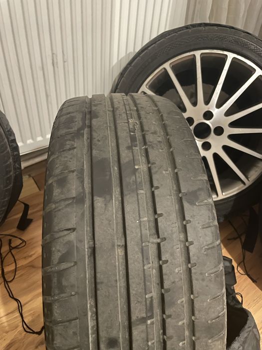 Jnate 5x100 r17 + cauciucuri