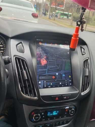 Navigatie Android Stil Tesla Ford Focus Mk3 - QLed Carplay