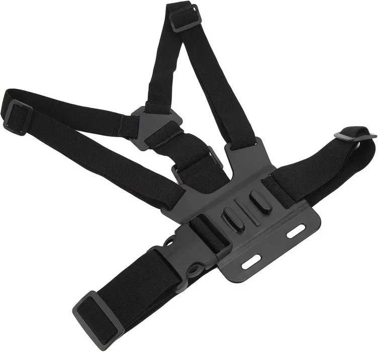 GoPro комплект 5в1 с нагръдник, стойка за телефон и 360° адаптер нови