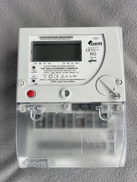 Contor electronic trifazat AEM CST0410 bidirectional