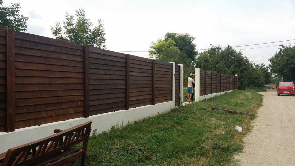 Garduri din sipca metalica si porti de diferite modele si dimensiuni