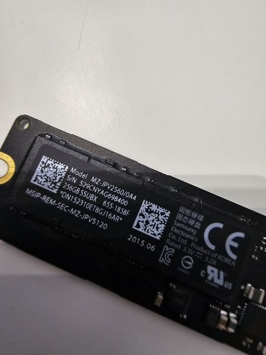 MacBook SSD 256GB
