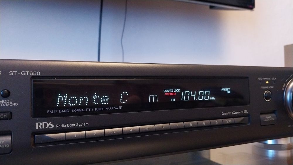 Technics ST-GT650 Hi-Fi FM тюнер топовый