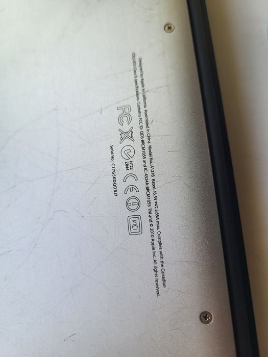 MacBook pro 13, A1278