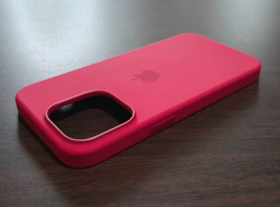 Husa silicon originala Apple Silicone Case Magsafe iPhone 13 Pro