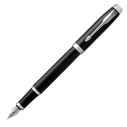 Перьевая ручка Parker IM Black Chrome CT