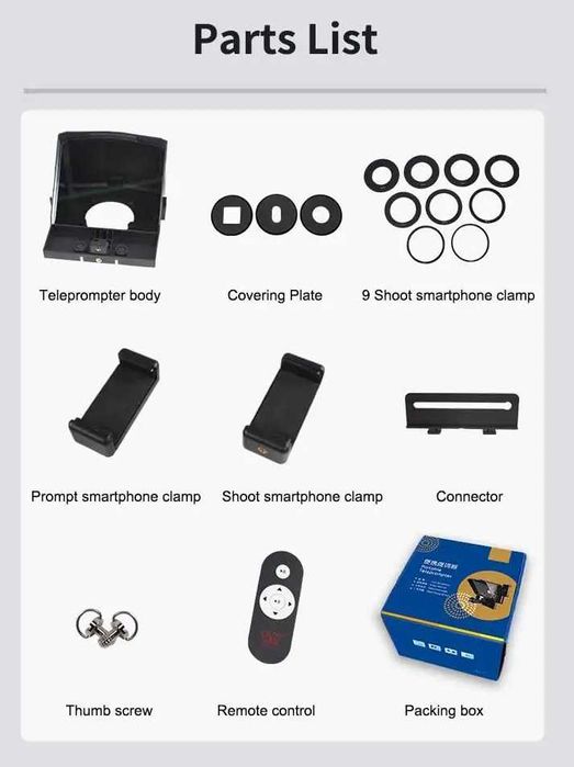 Суфлер / Телесуфлер для телефона и камер