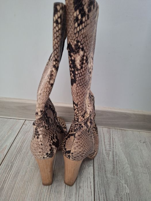 Massimo Dutti  естествена кожа питон