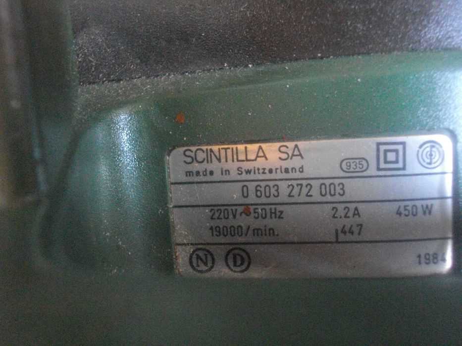 Синя Профи/Зелена Серия  BOSCH Ел.Ренде Хобел Швейцария/Герм 900W-450W