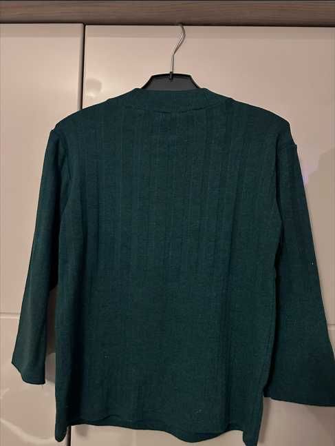 Дамска памучна блуза с 3/4 ръкав Stradivarius - размер S