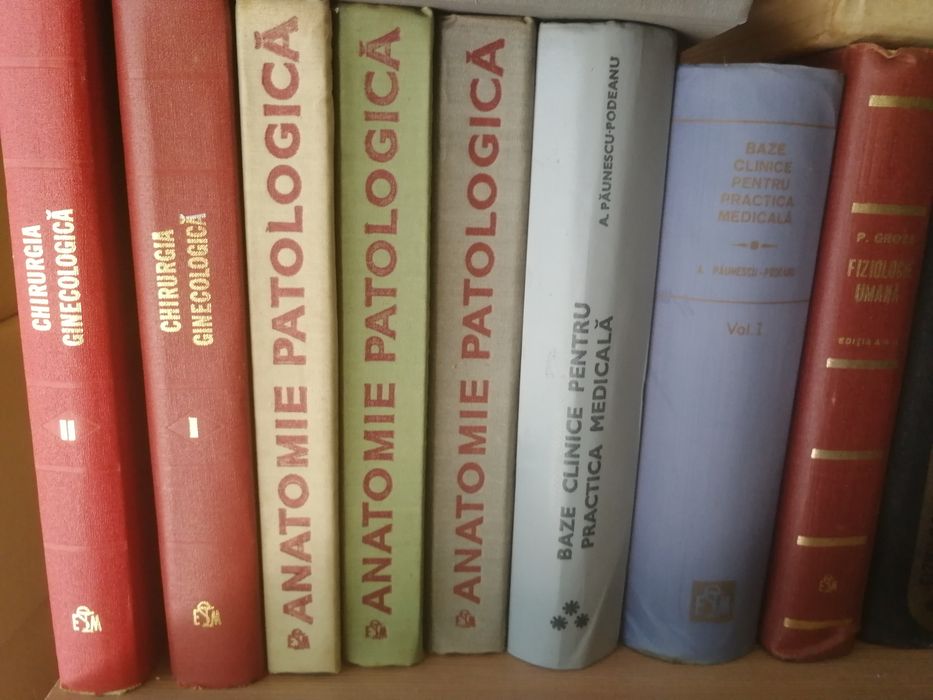 Cărți, tratate, atlas de medicină umană, anii '70