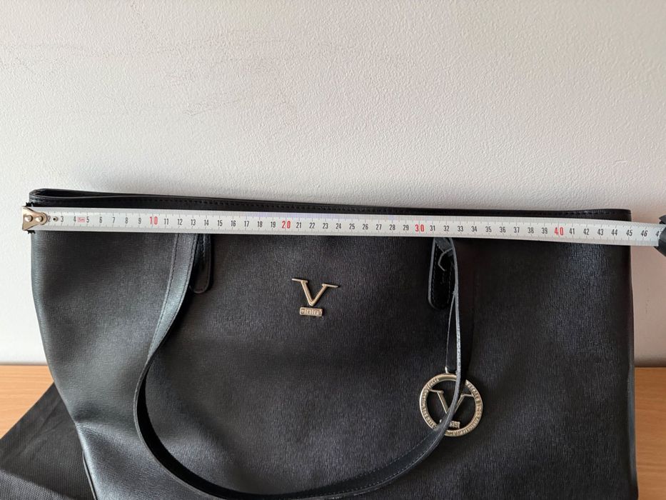 Оригинална дамска чанта Versace – естествена кожа, Made in Italy