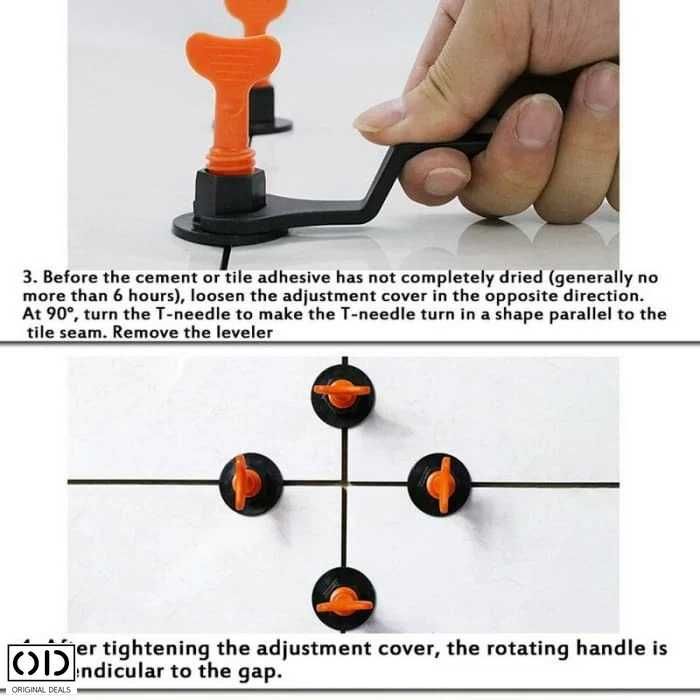 Distantiere autonivelare filet gresie faianta reutilizabile 26 buc Noi