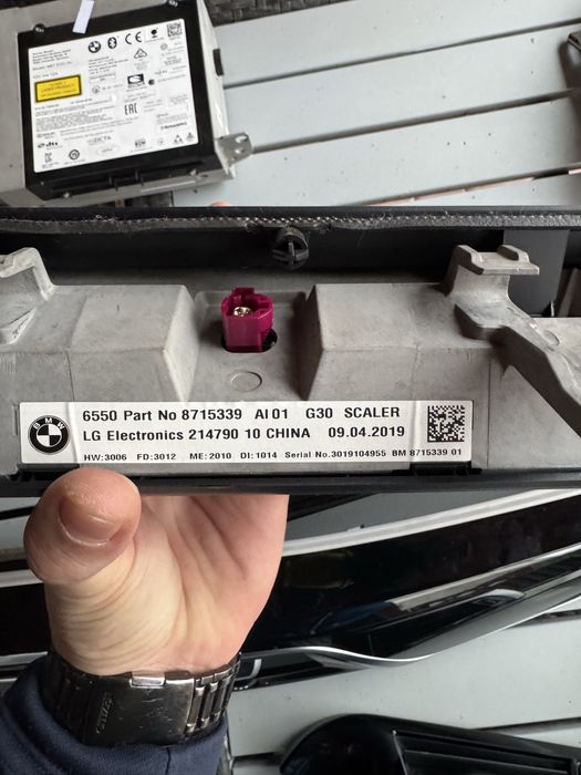 Nbt evo display touch screen pt bmw g30 g31 g32 g11 g12