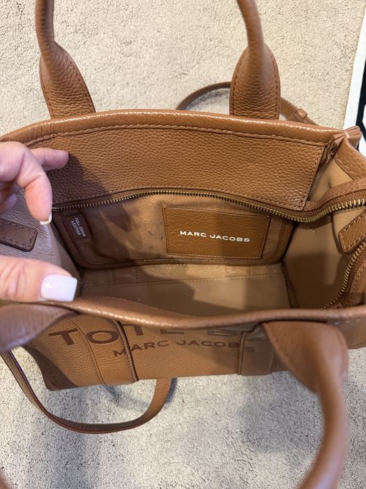 Кожена чанта Marc Jacobs
