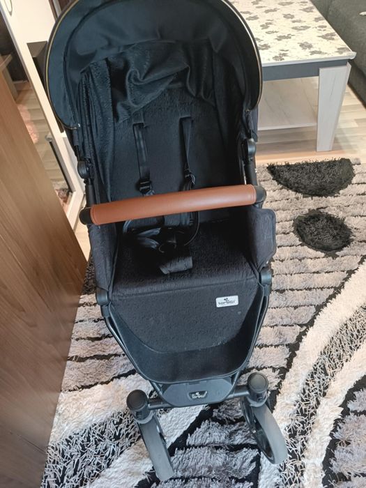 Lorelli Premium Детска количка CRYSTA 3в1 BLACK DIAMOND + чанта