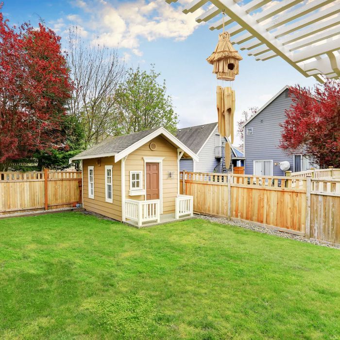 Clopot de vant cu casuta pentru pasari din bambus si paie 69 x 16 cm