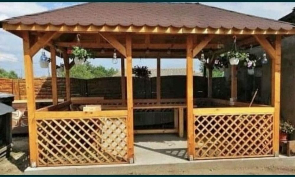 Vand foisoare de gradina pergole terase 5x5