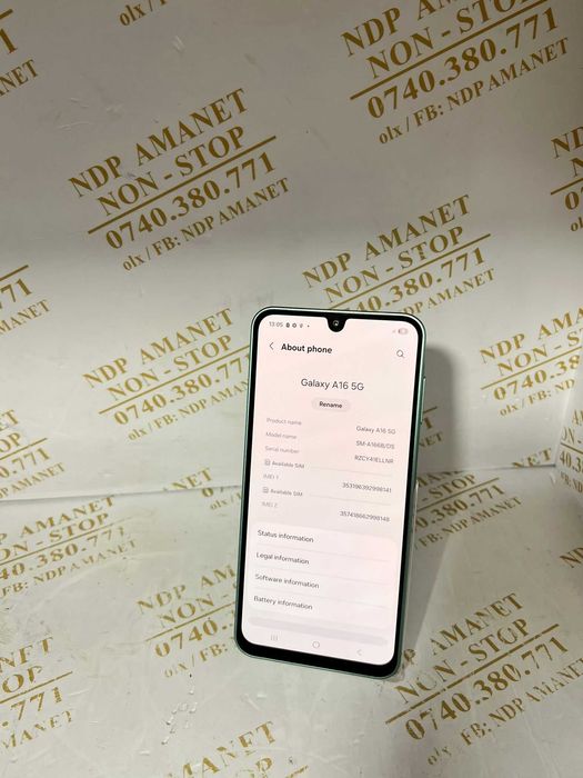 NDP Amanet Calea Mosilor 298   SAMSUNG A16 (54349)