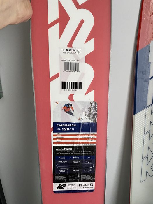 Vand schiuri tura/freeride/big mountain K2 Catamaran