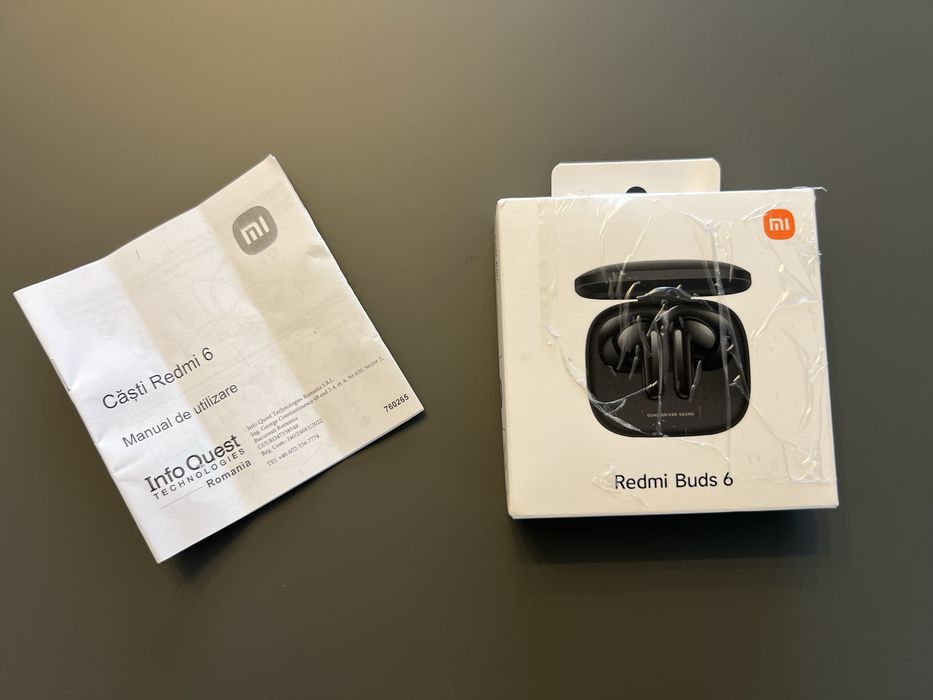 Casti wireless Redmi Buds 6, Noise Cancelling - Noi!