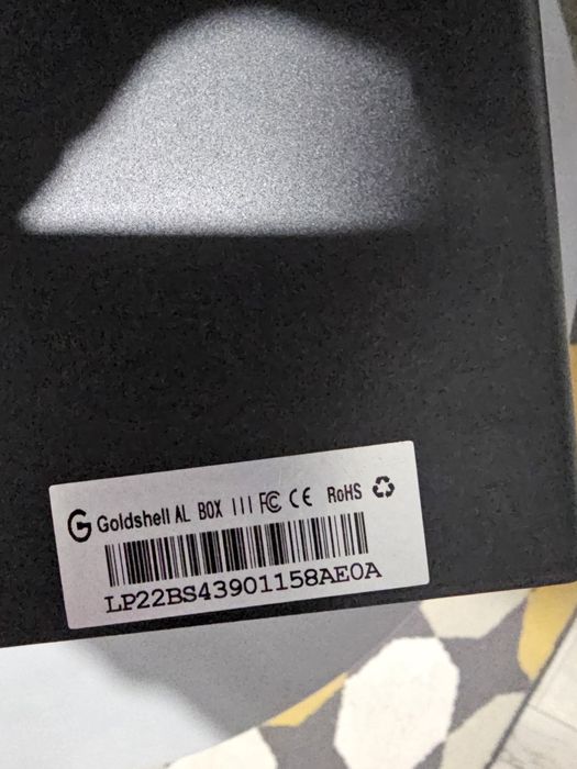 Miner crypto goldshell AL BOX III nou fara sursa