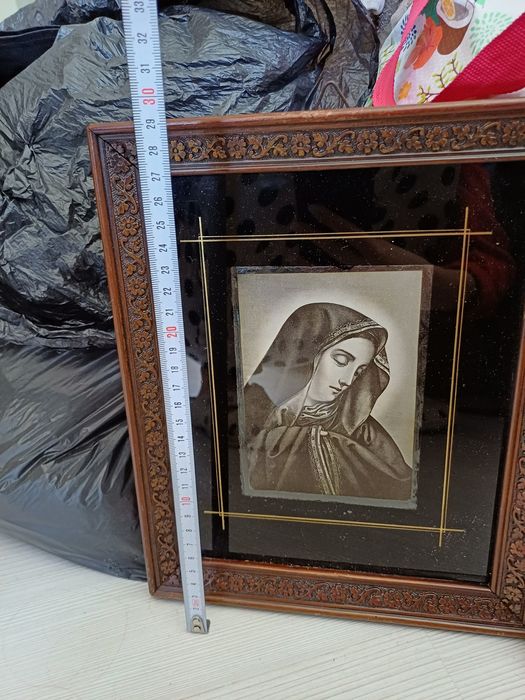 2 tablouri vechi Isus si Maria