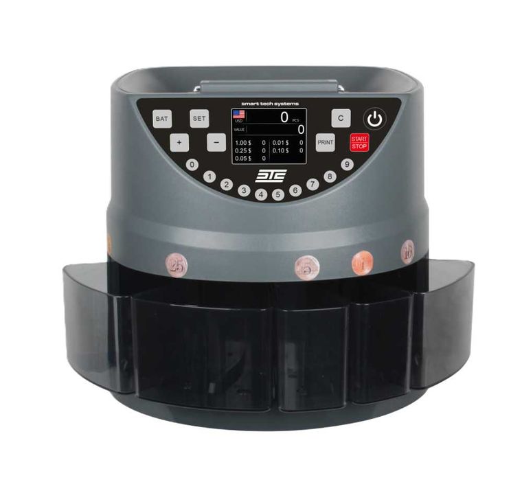 Професионална машина за броене и сортиране на Евро монети STS AL-126