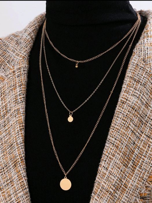 Дамско колие състоящо се от три части