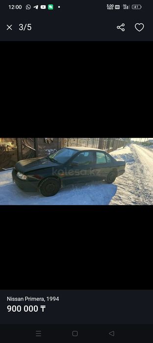 Ниссан примера седан