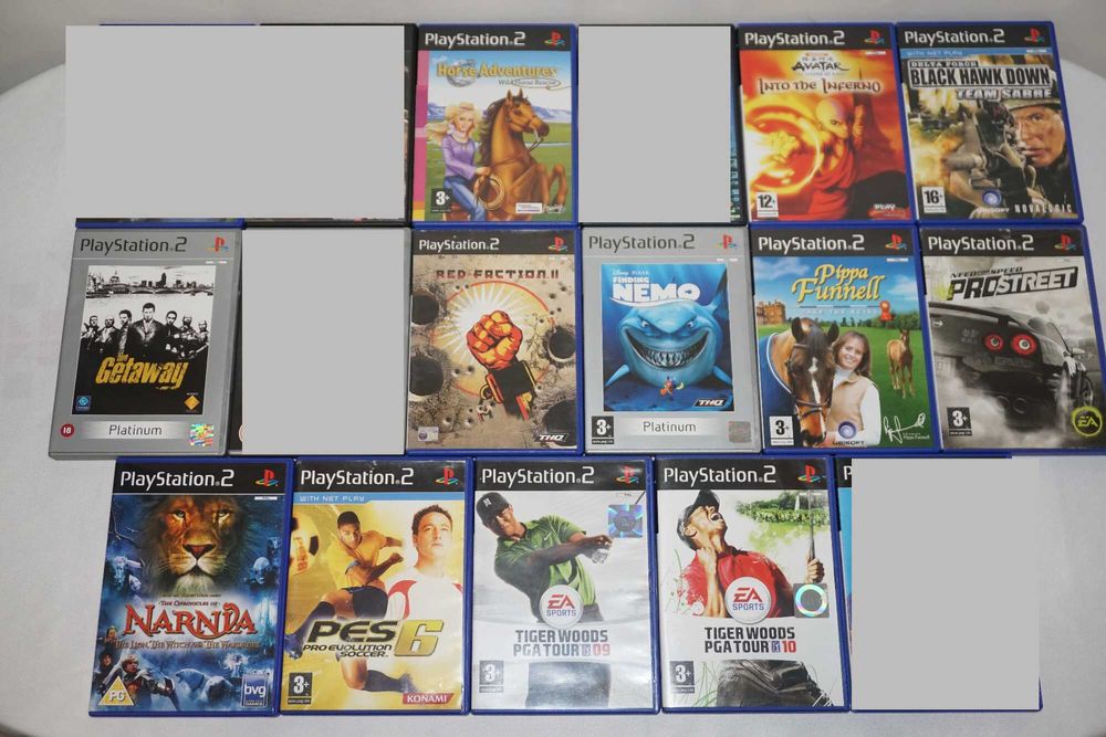Лот от 187 игри за PS2 Turok/50 Cent/Star Wars/Ratchet And Clank/Sonic