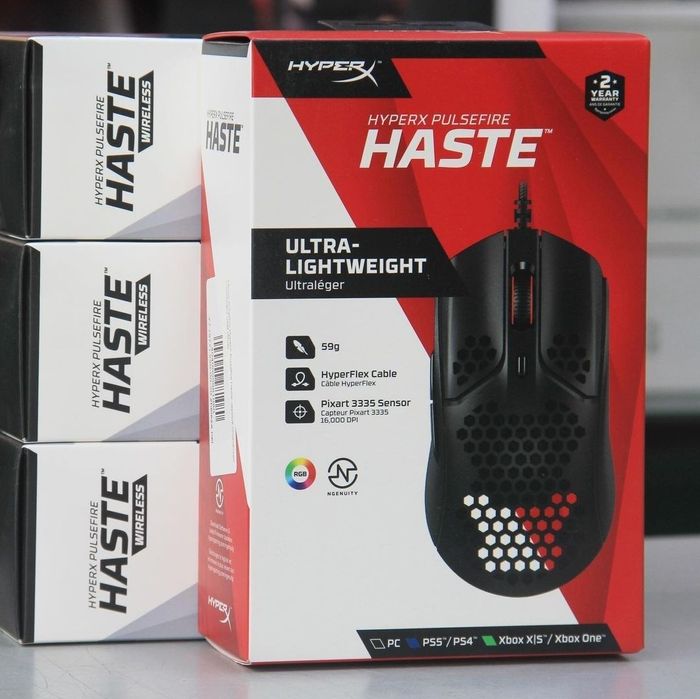 Hyperx Pulsefire Haste Black TTT мышка/мышь Проводная
