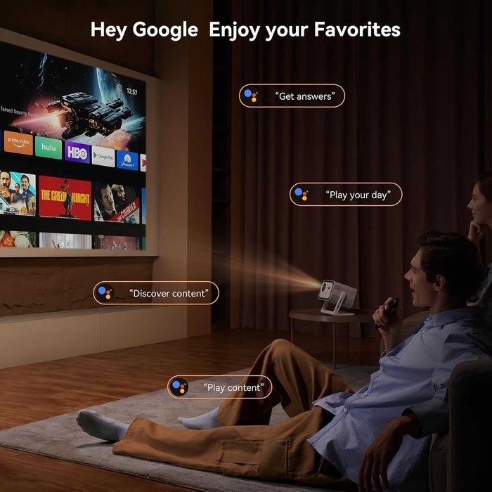 Новинка! Проектор Wanbo Vali1 Android TV11 900ANSI вращение 200°