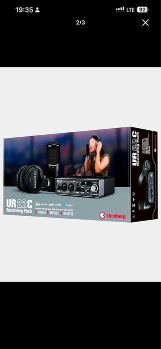 Микрофон, наушники и звуковой аппарат от Steinberg