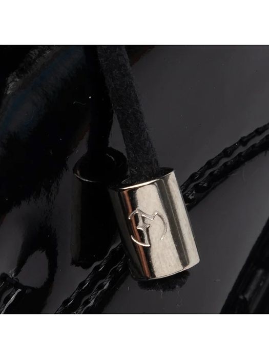 Eva Minge лачени черни боти 38