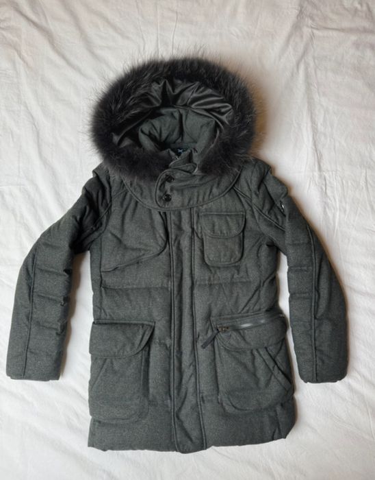 Geaca Kinloch puf si pene barbati marimea M blana naturala