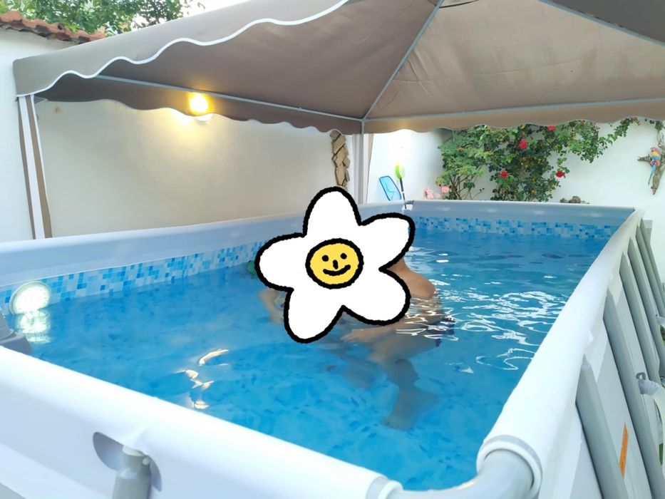 Басейн Bestway Power Steel 4.12m . 2.01m + много подаръци към него.