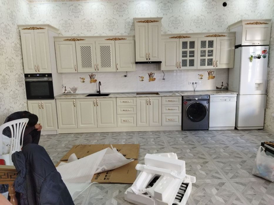 Кухонная мебел ошхона мебел шпон акрил мдф крашний