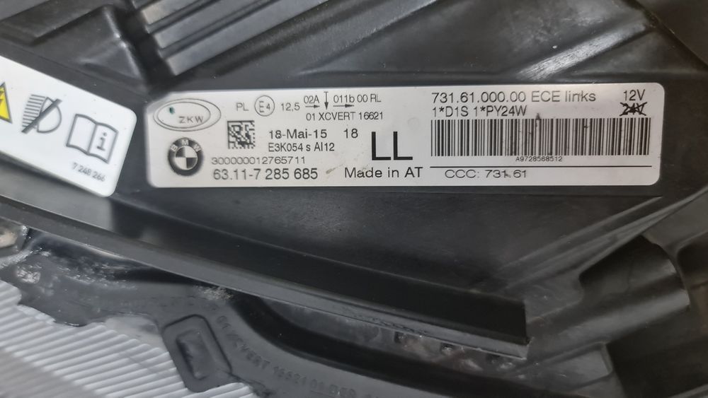 Far faruri xenon led curba BMW 3 GT F34 7285685 akl